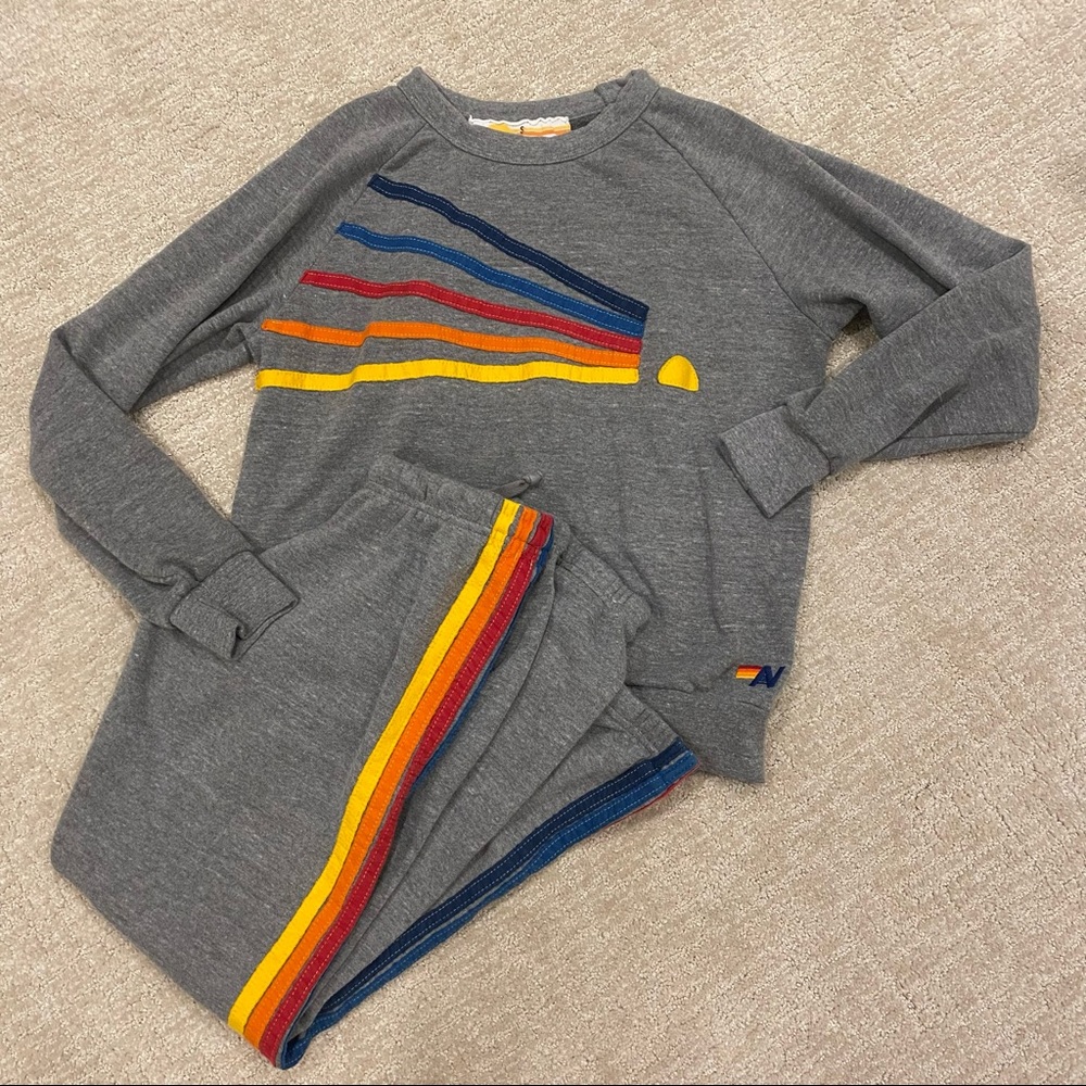 Aviator Nation SET size small Daydream Stripe